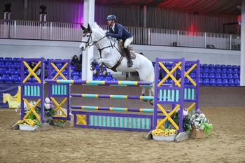 Philip Miller delivers the goods in the Winter Grand Prix at Bury Farm Equestrian Centre 